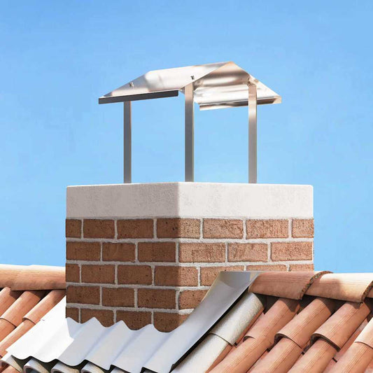 Chimney Hood Silver 40 x 40 x 37.5 cm Stainless Steel