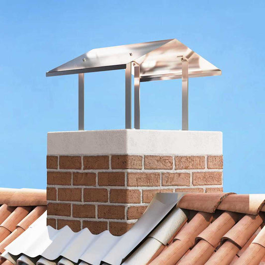 Chimney Hood Silver 50 x 50 x 37 cm Stainless Steel