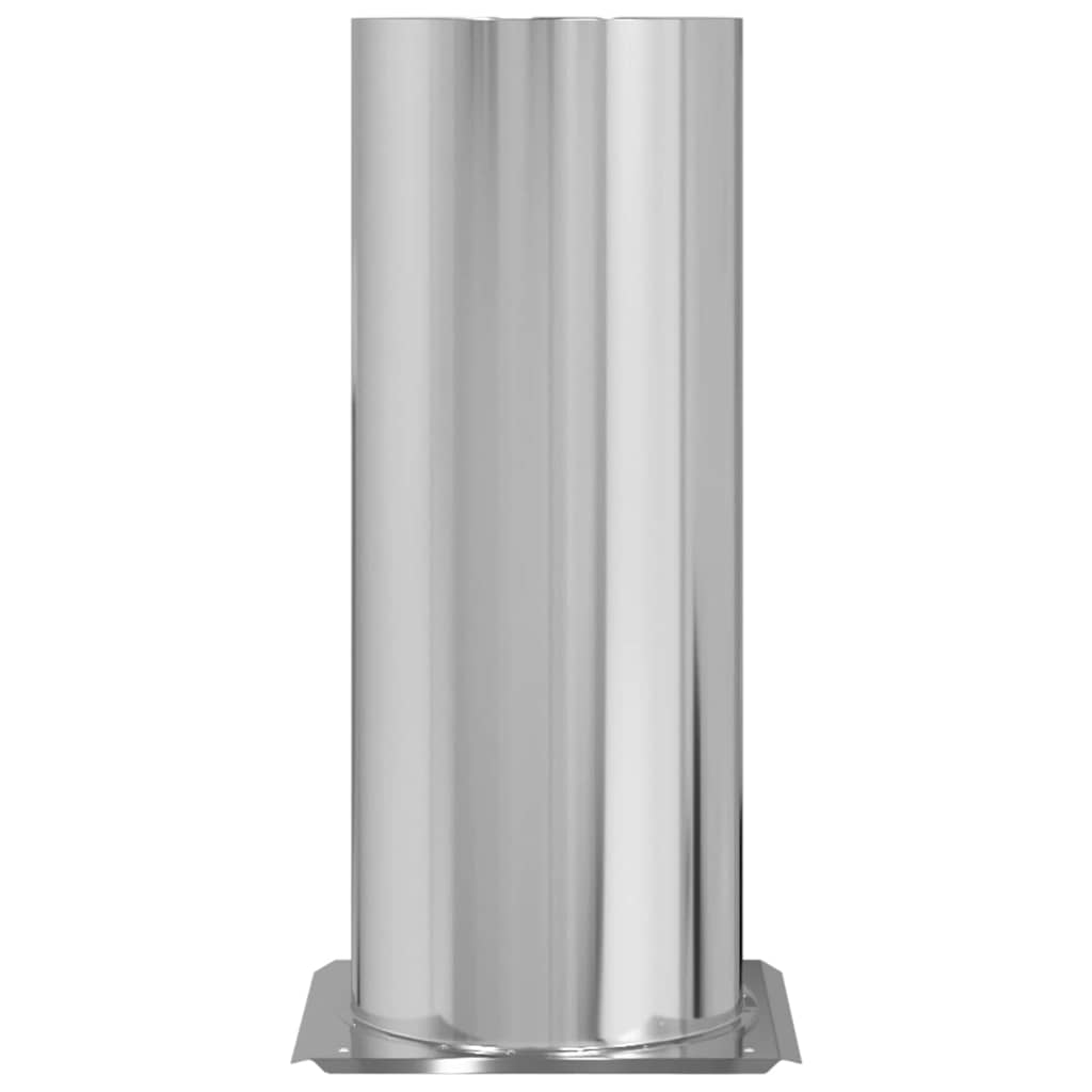Chimney Head Extension Silver 31 x 31 x 50 cm Stainless Steel