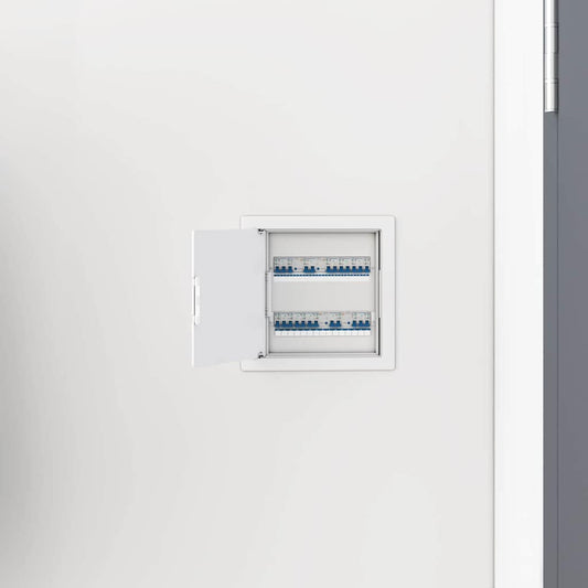 Access Panels 2 pcs White 15 x 15 x 2 cm ABS Plastic