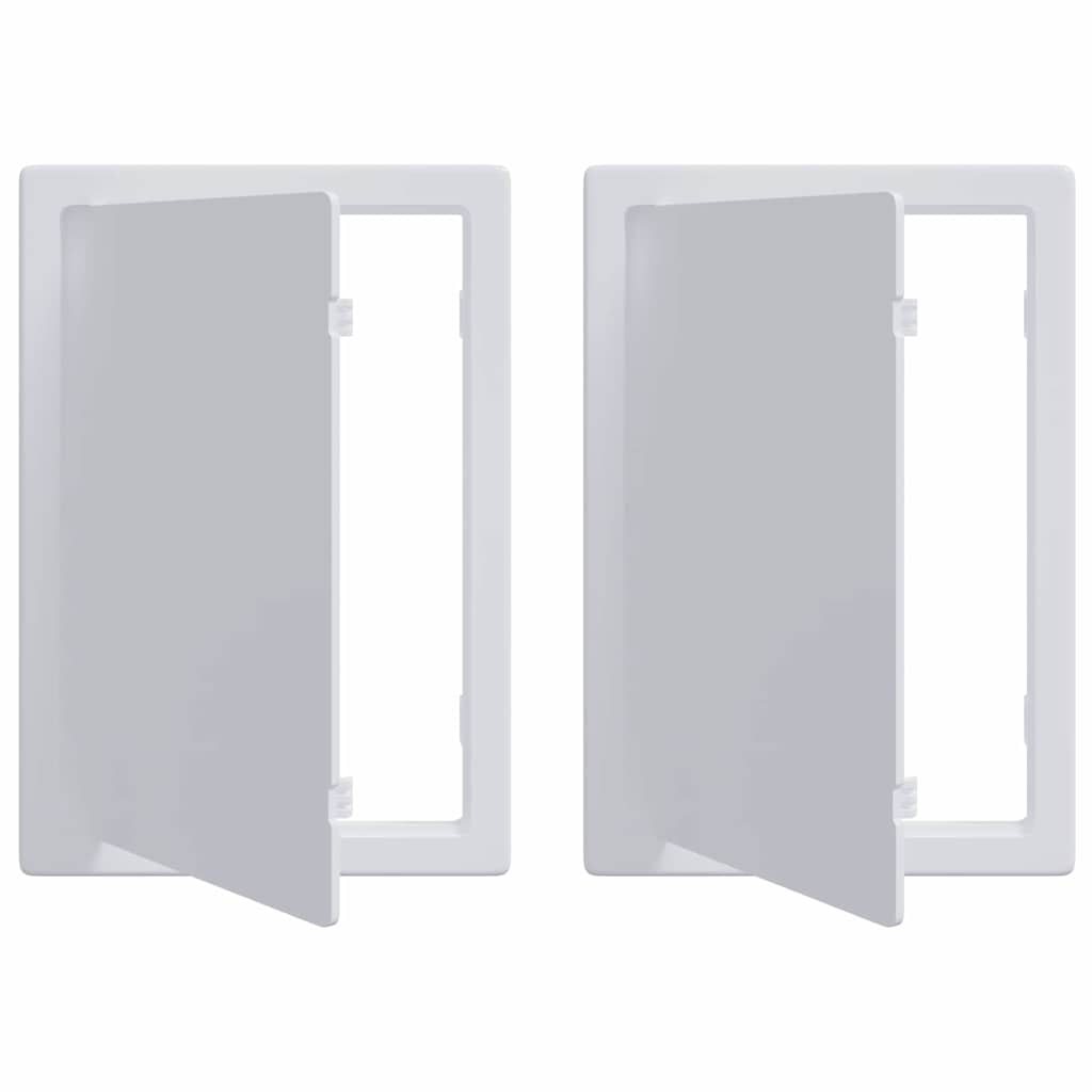 Access Panels 2 pcs White 23 x 15 x 2 cm ABS Plastic