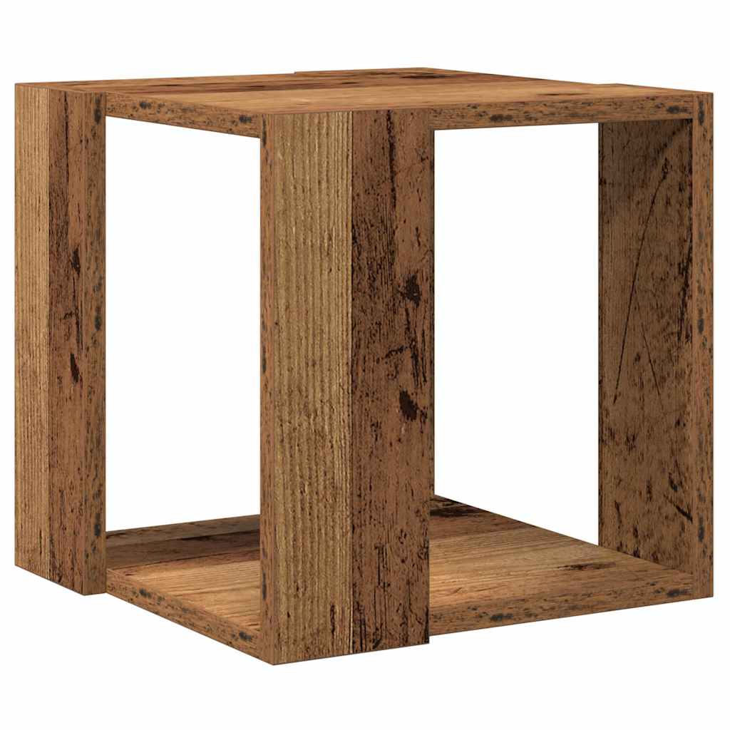 Coffee Table Old wood 32 x 32 x 30 cm Engineered wood