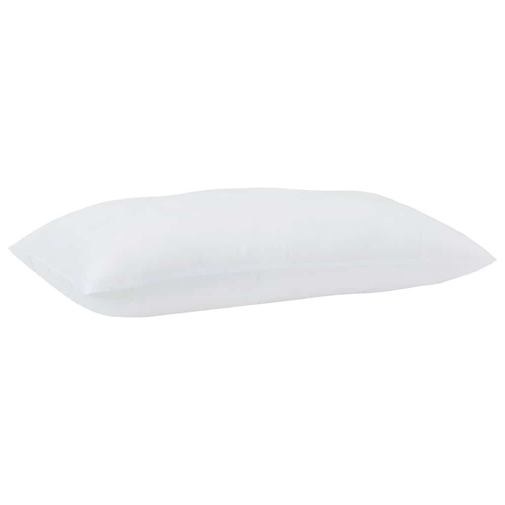 All-season Duvet 2 pcs White 135 x 220 cm Microfibre