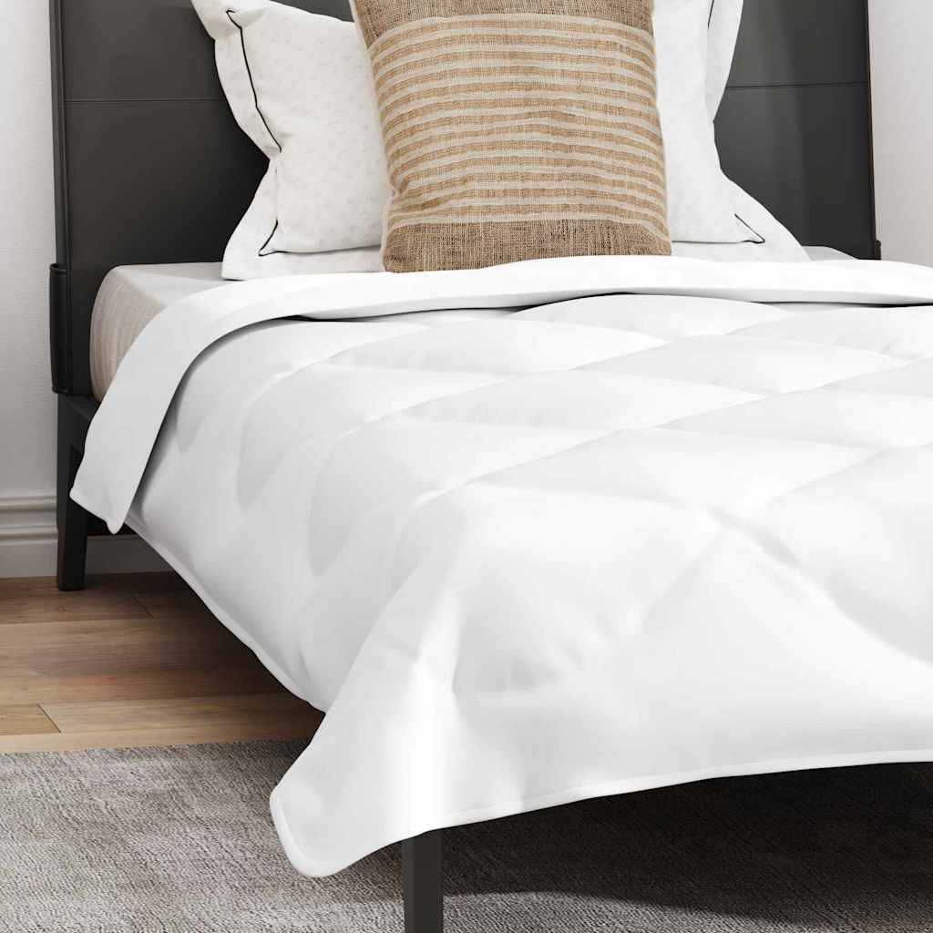 All-season Duvet 2 pcs White 135 x 220 cm Microfibre