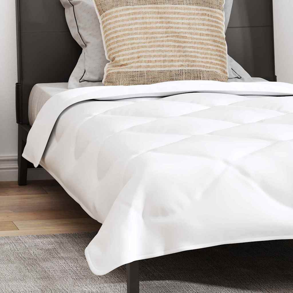 All-season Duvet 2 pcs White 135 x 220 cm Microfibre