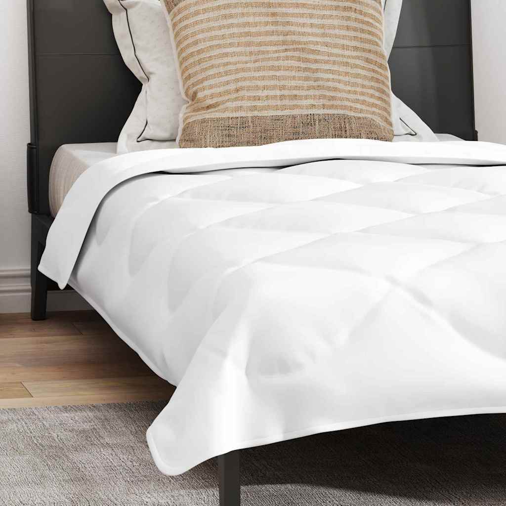 All-season Duvet 2 pcs White 135 x 220 cm Microfibre