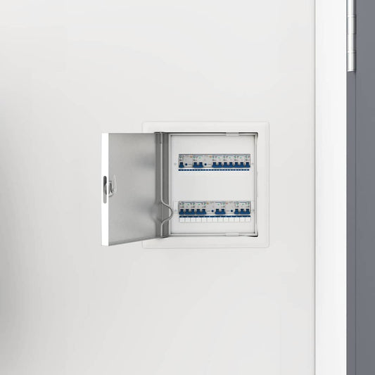 Access Panel 2 pcs White 20 x 20 cm Steel