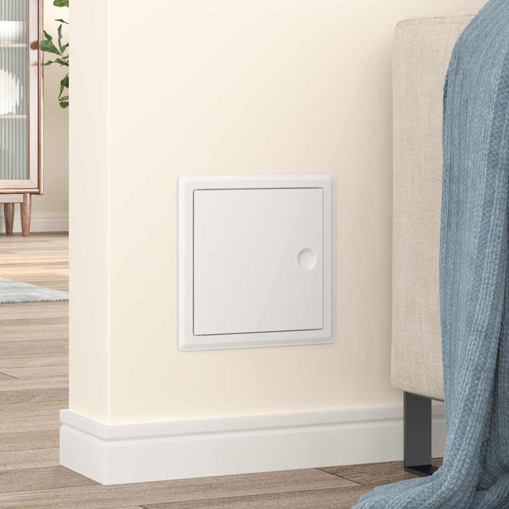 Access Panel 2 pcs White 20 x 20 cm Steel