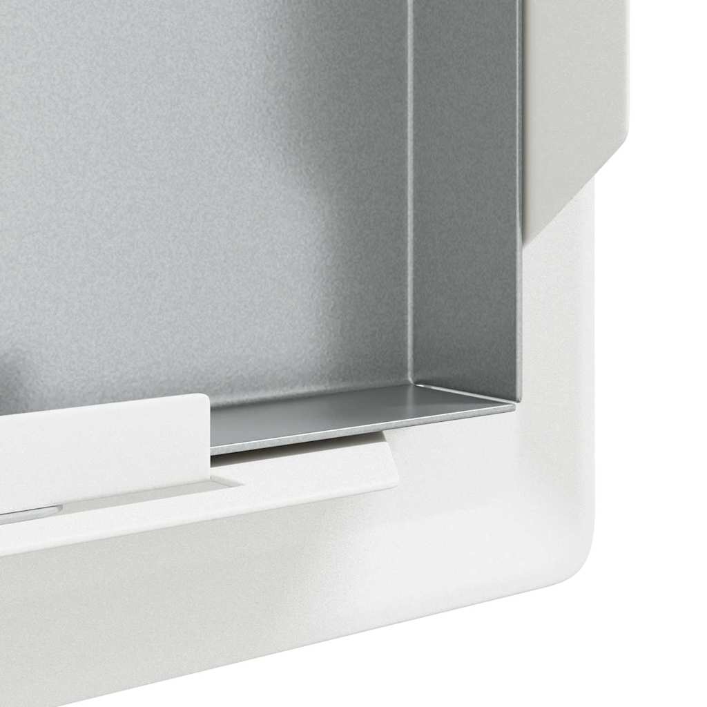 Access Panel 2 pcs White 20 x 20 cm Steel