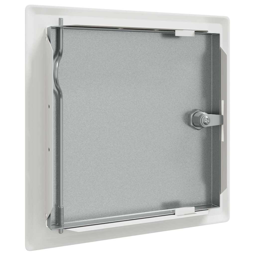 Access Panel 2 pcs White 20 x 20 cm Steel