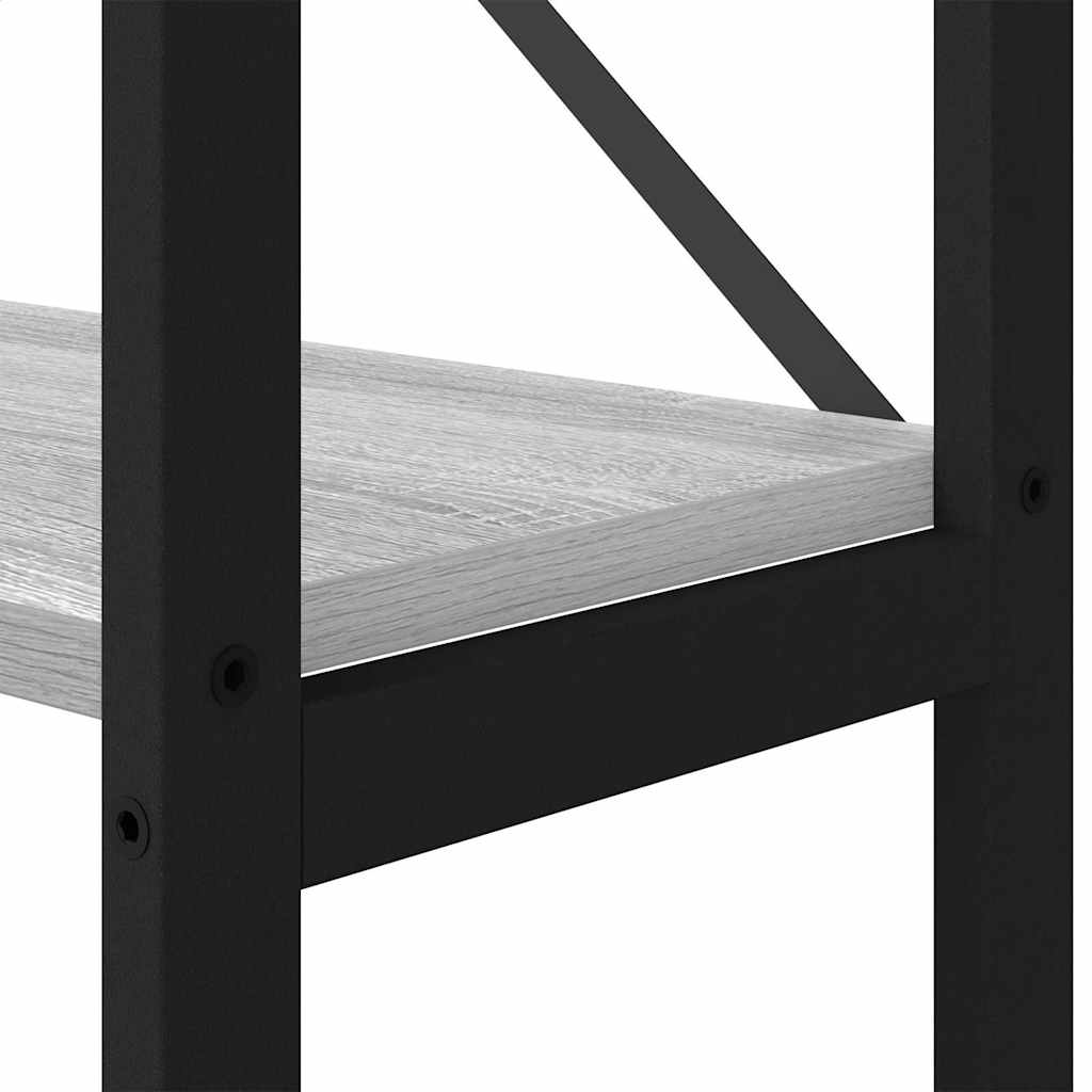 Bookshelf Grey sonoma 156 x 25 x 167.5 cm Engineered wood