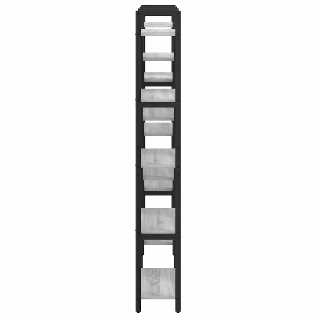 Bookshelf Grey sonoma 156 x 25 x 167.5 cm Engineered wood