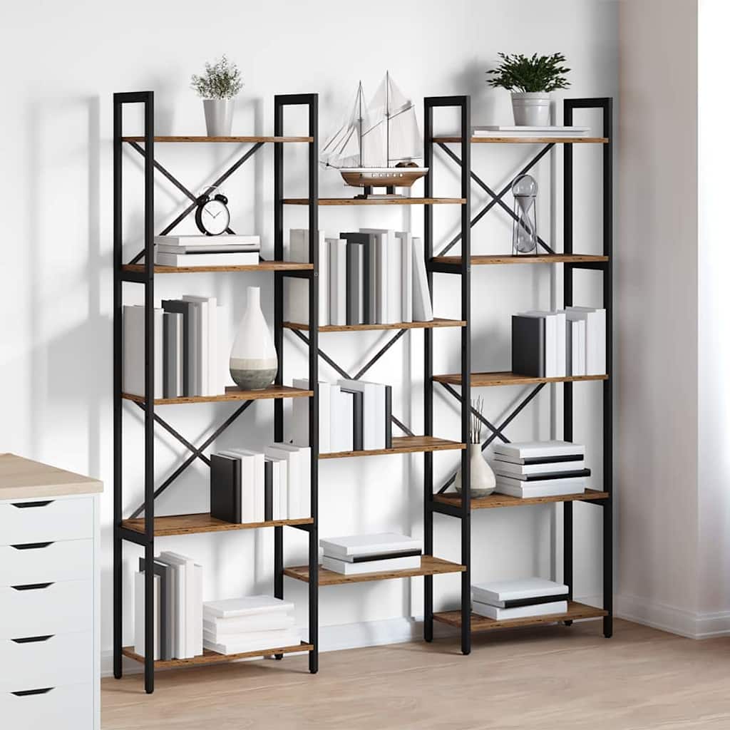 Bookshelf Old wood 156 x 25 x 167.5 cm Engineered wood