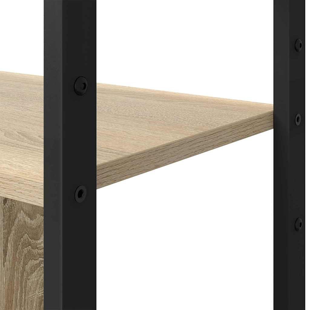 Bookshelf Sonoma oak 80 x 30 x 155.5 cm Engineered wood