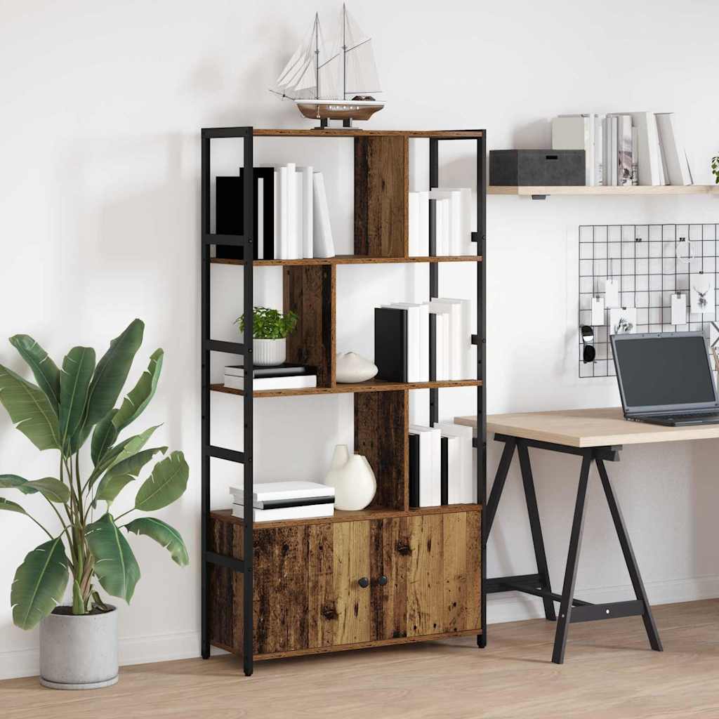 Bookshelf Old wood 80 x 30 x 155.5 cm Engineered wood