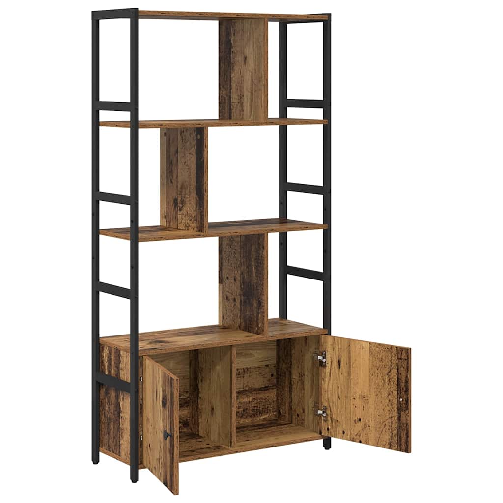 Bookshelf Old wood 80 x 30 x 155.5 cm Engineered wood