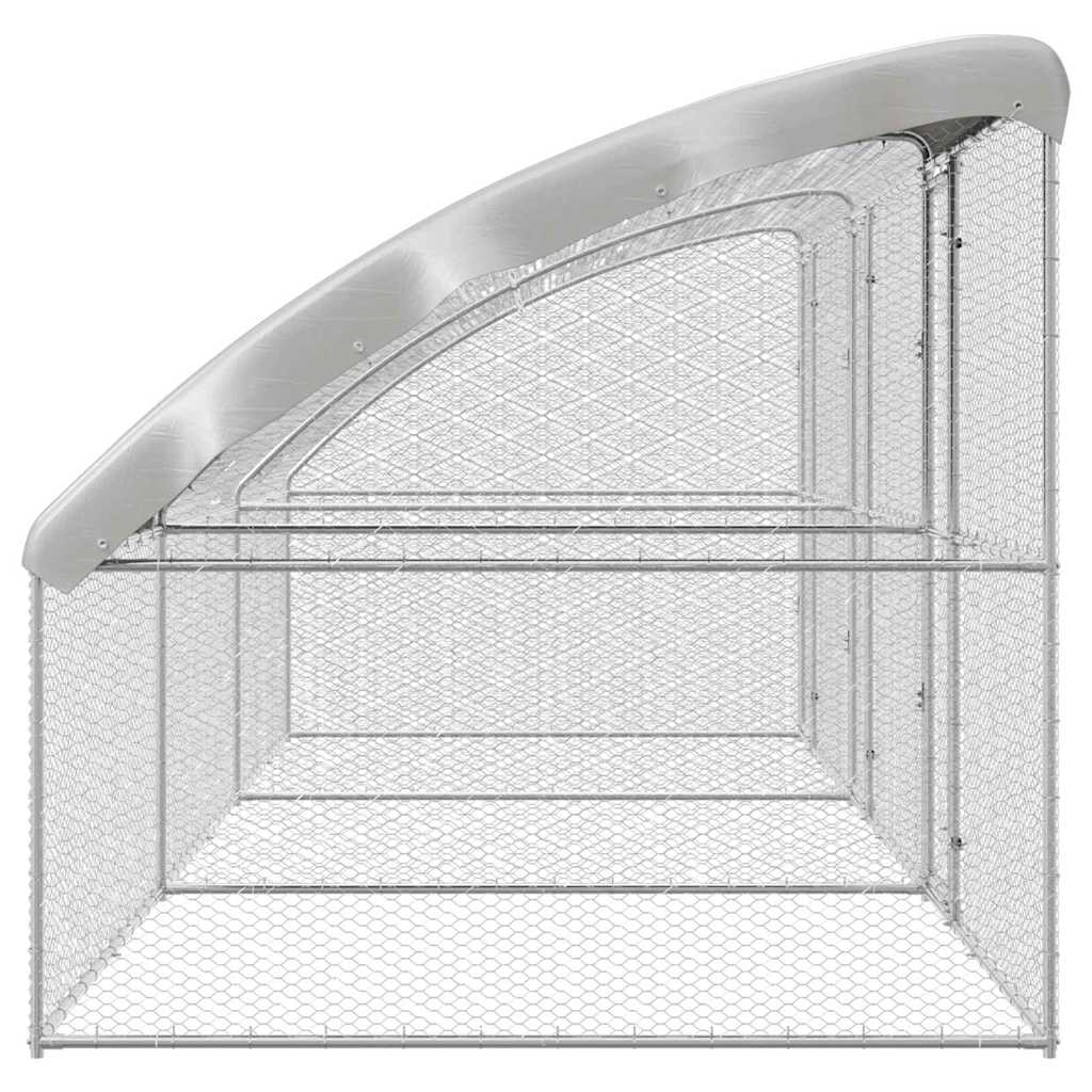 Chicken Cage Silver 600 x 200 x 198.5 cm Galvanised steel