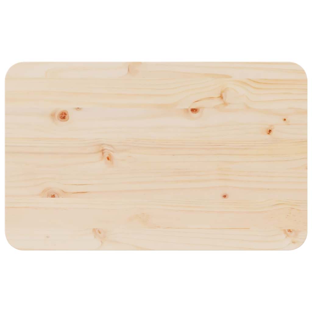 Coffee Table Natural 80 x 50 x 31 cm Solid pine wood