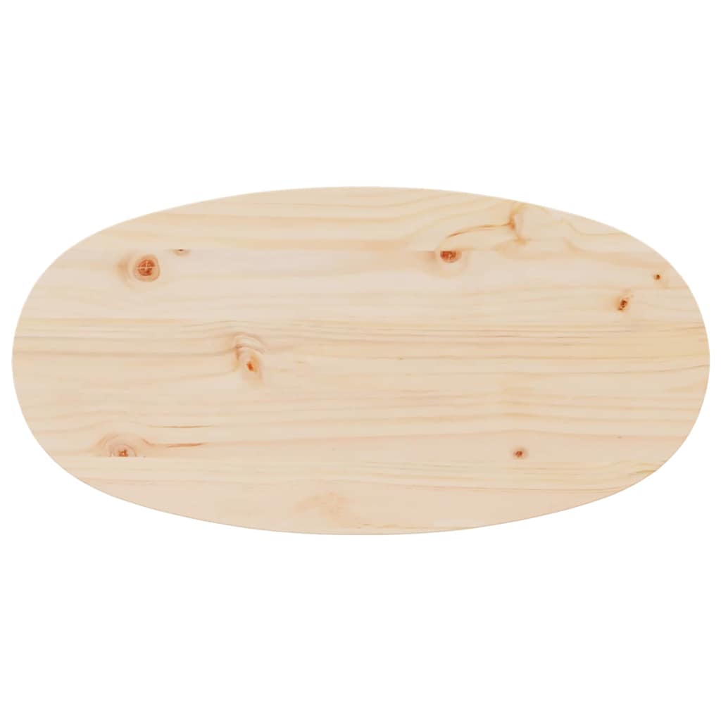Coffee Table Natural 80 x 40 x 35 cm Solid pine wood