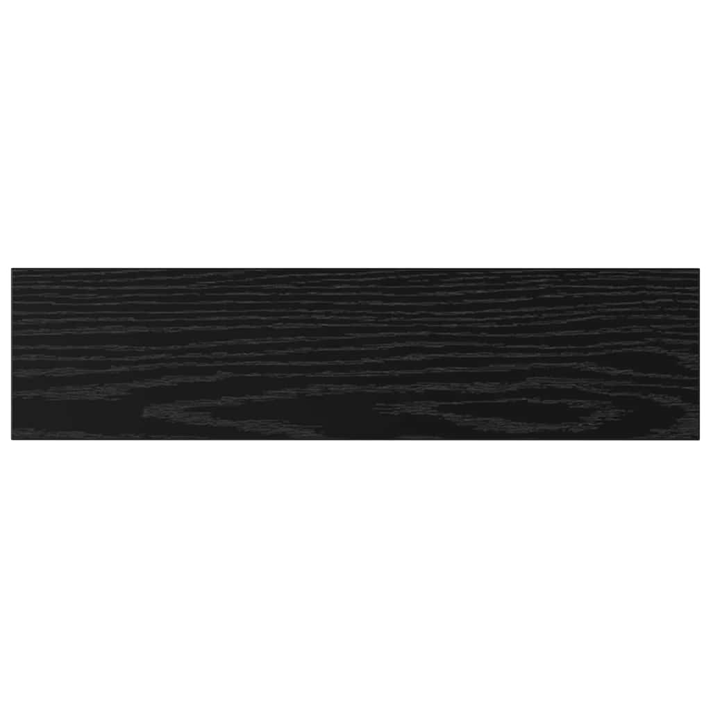 Bookshelf Board 4 pcs Black 40 x 10 x 1.5 cm Engineered wood