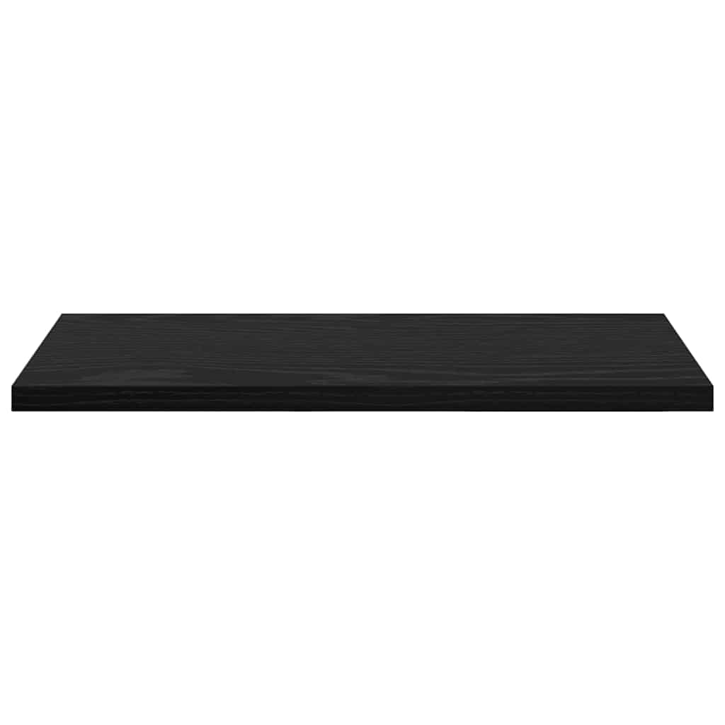 Bookshelf Board 4 pcs Black 40 x 20 x 1.5 cm Engineered wood