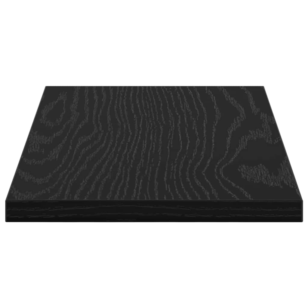 Bookshelf Board 4 pcs Black 40 x 20 x 1.5 cm Engineered wood