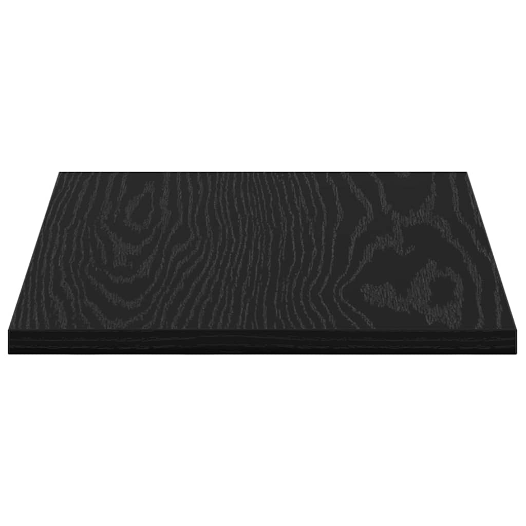 Bookshelf Board 4 pcs Black 40 x 30 x 1.5 cm Engineered wood