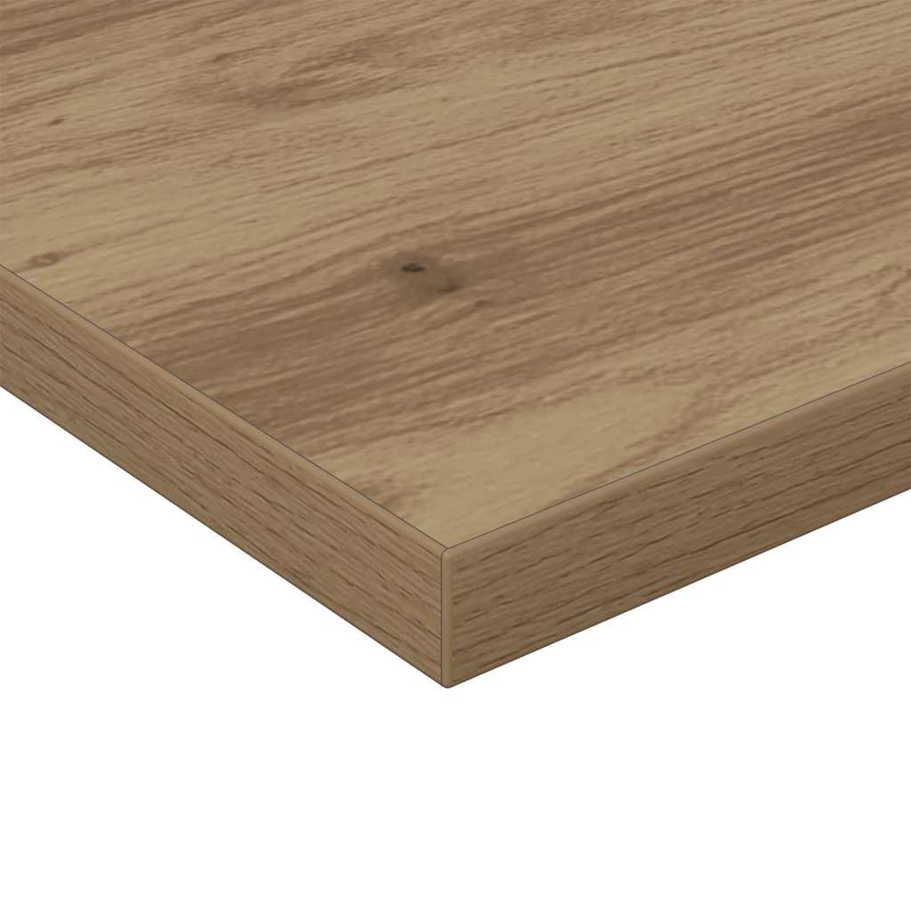 Bookshelf Board 4 pcs Brown 40 x 40 x 1.5 cm Engineered wood