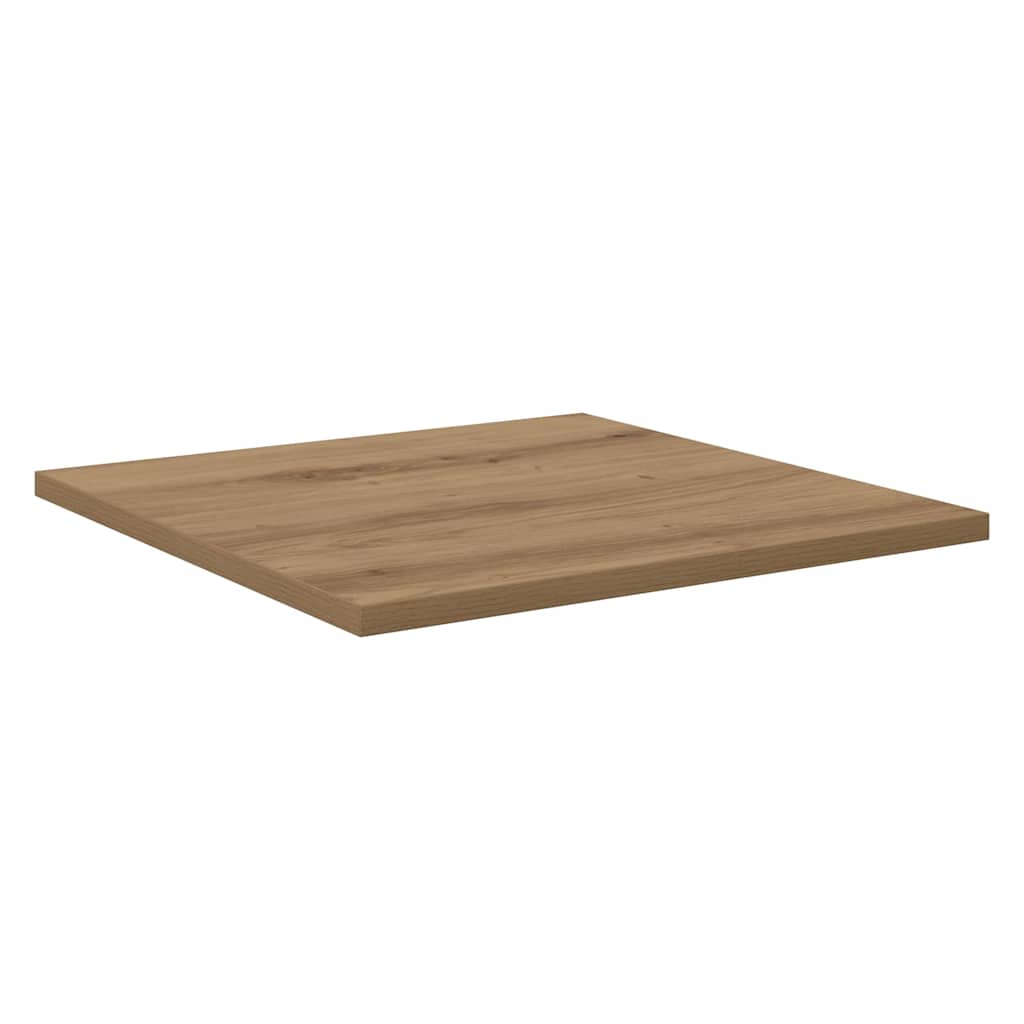 Bookshelf Board 4 pcs Brown 40 x 40 x 1.5 cm Engineered wood
