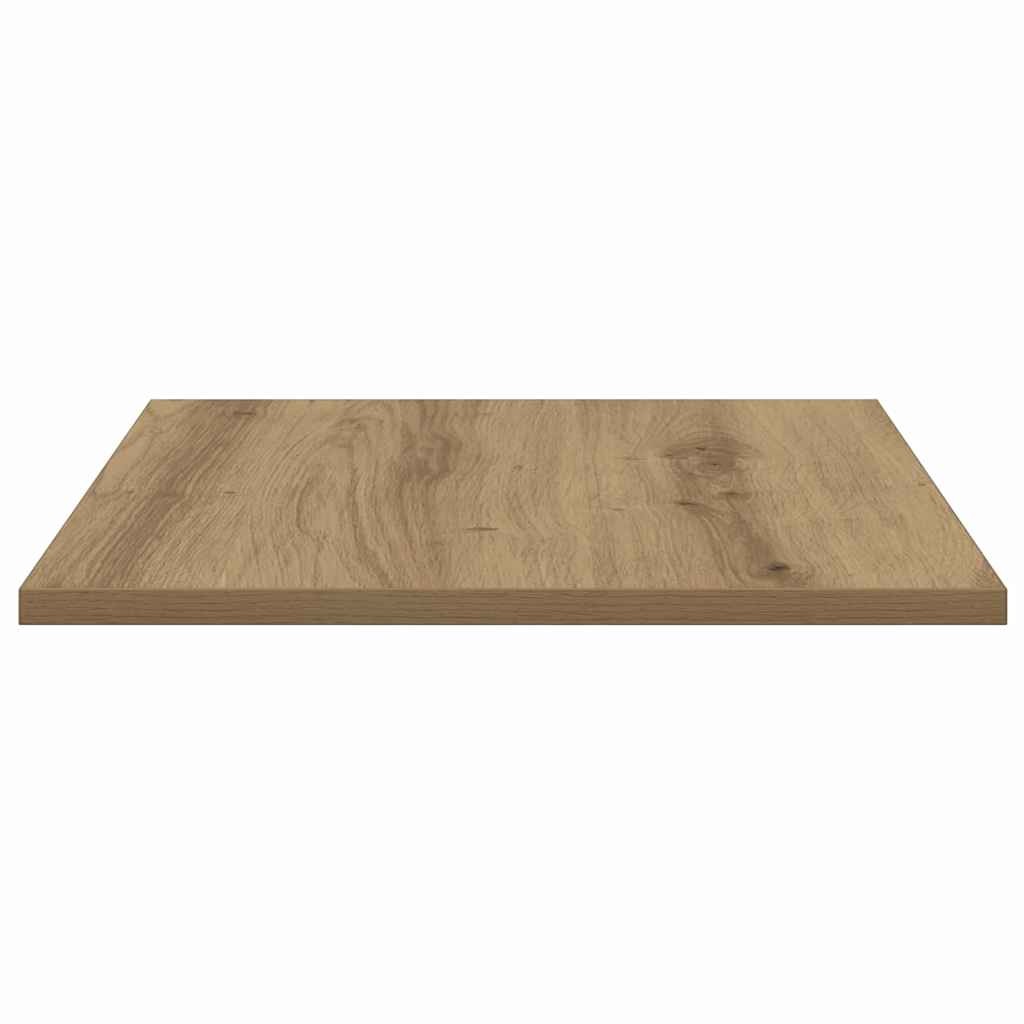 Bookshelf Board 4 pcs Brown 40 x 40 x 1.5 cm Engineered wood