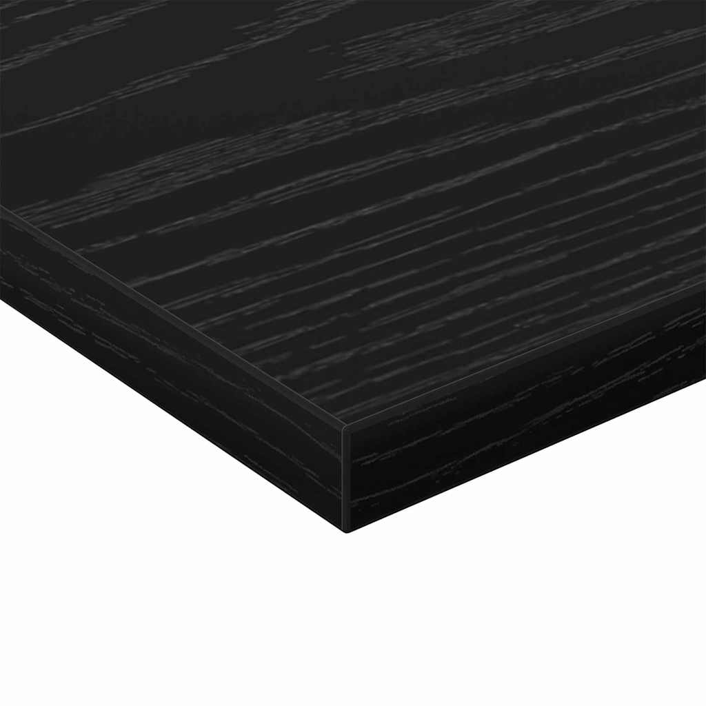 Bookshelf Board 4 pcs Black 40 x 40 x 1.5 cm Engineered wood