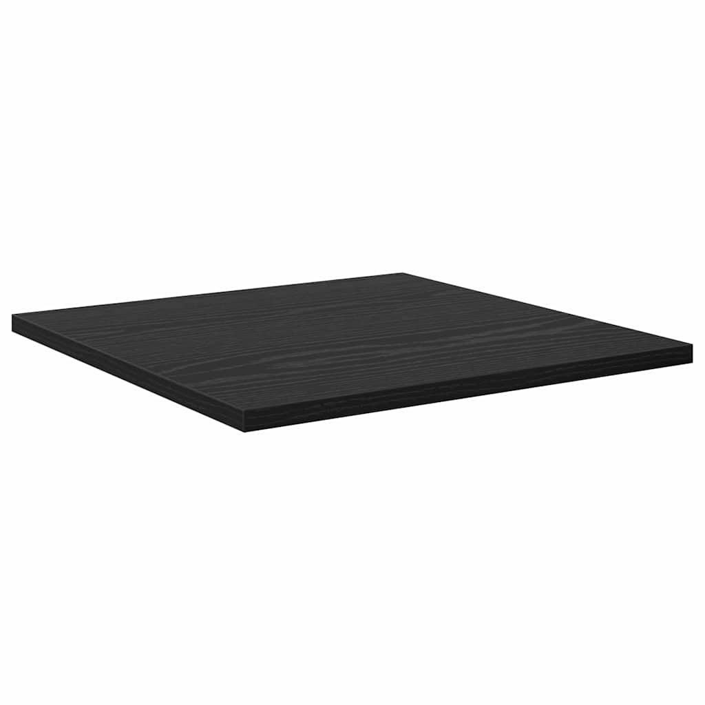 Bookshelf Board 4 pcs Black 40 x 40 x 1.5 cm Engineered wood