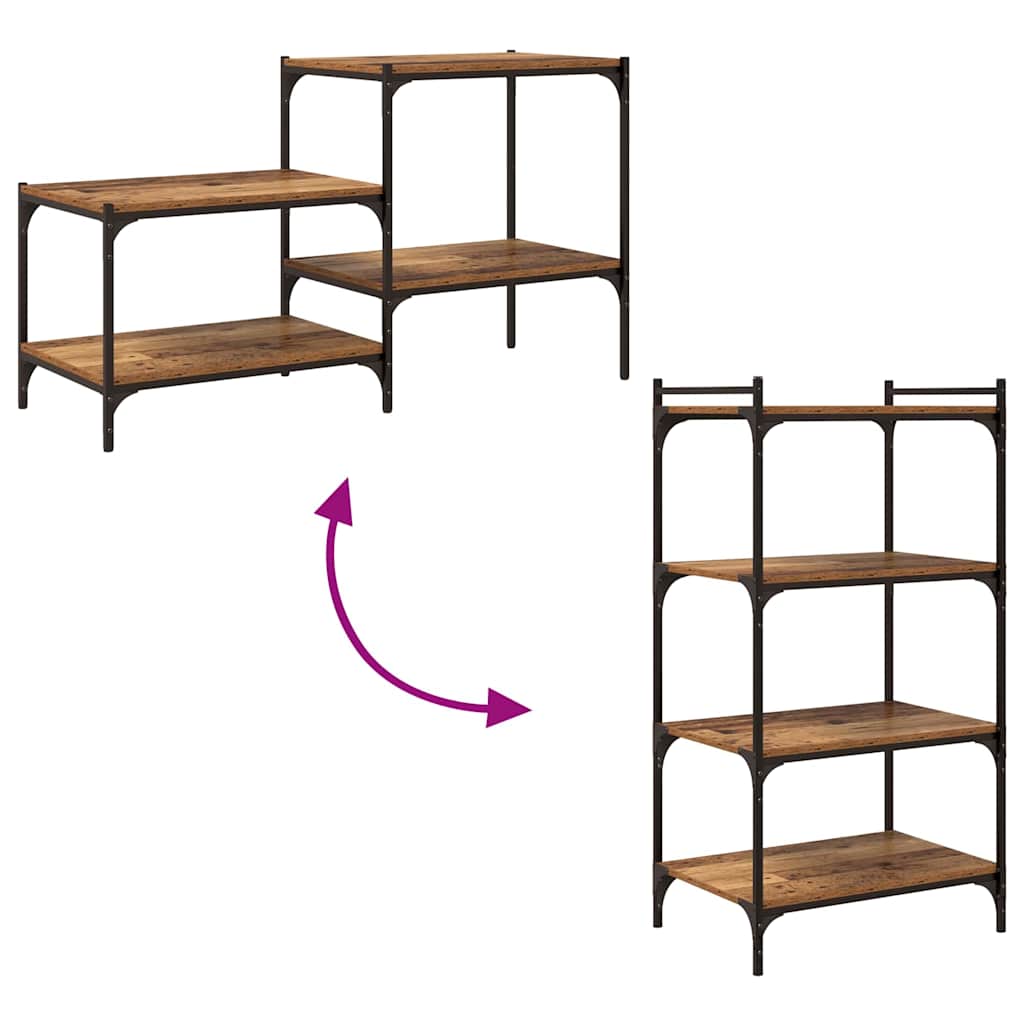 Bookshelf Board 4 pcs Brown 60 x 40 x 1.5 cm Engineered wood
