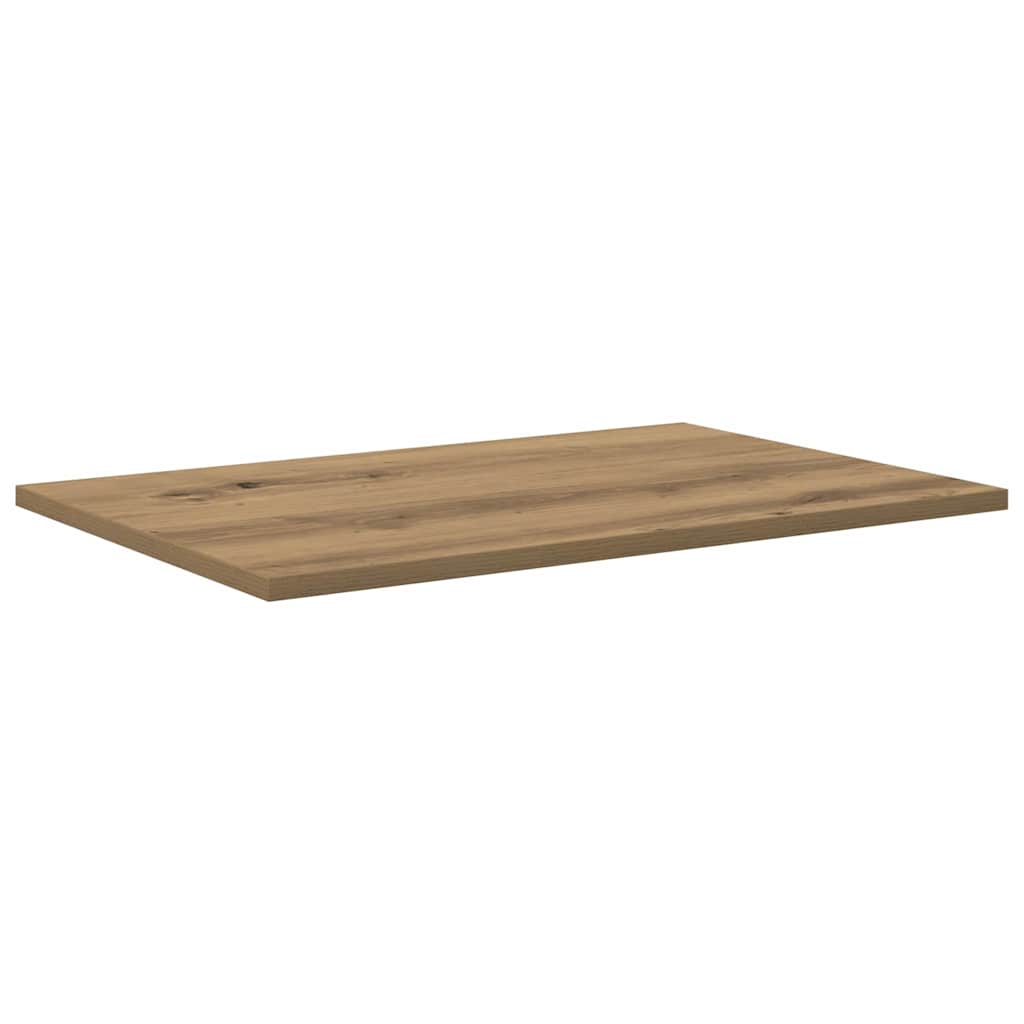 Bookshelf Board 4 pcs Brown 60 x 40 x 1.5 cm Engineered wood