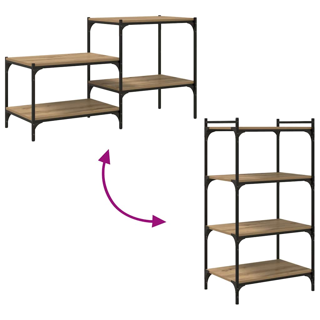 Bookshelf Board 4 pcs Brown 60 x 40 x 1.5 cm Engineered wood
