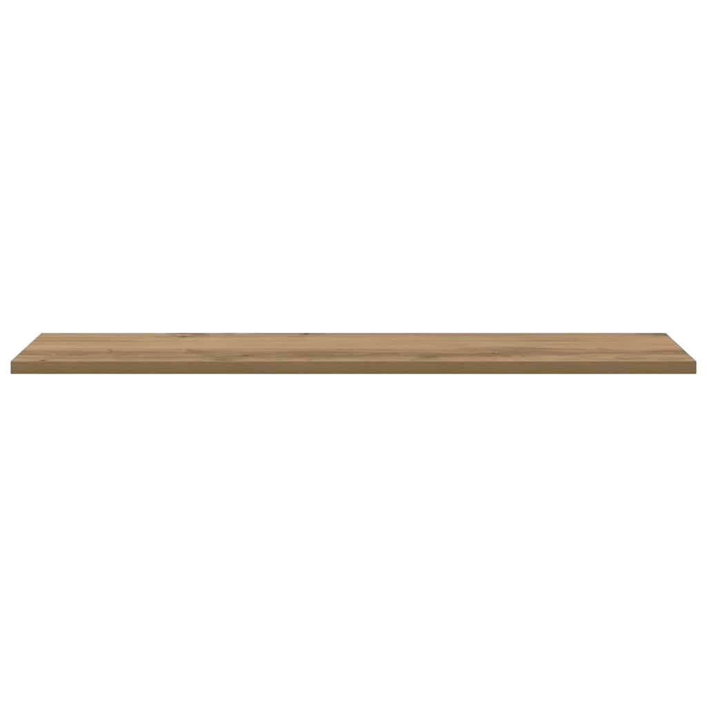 Bookshelf Board 4 pcs Brown 80 x 20 x 1.5 cm Engineered wood