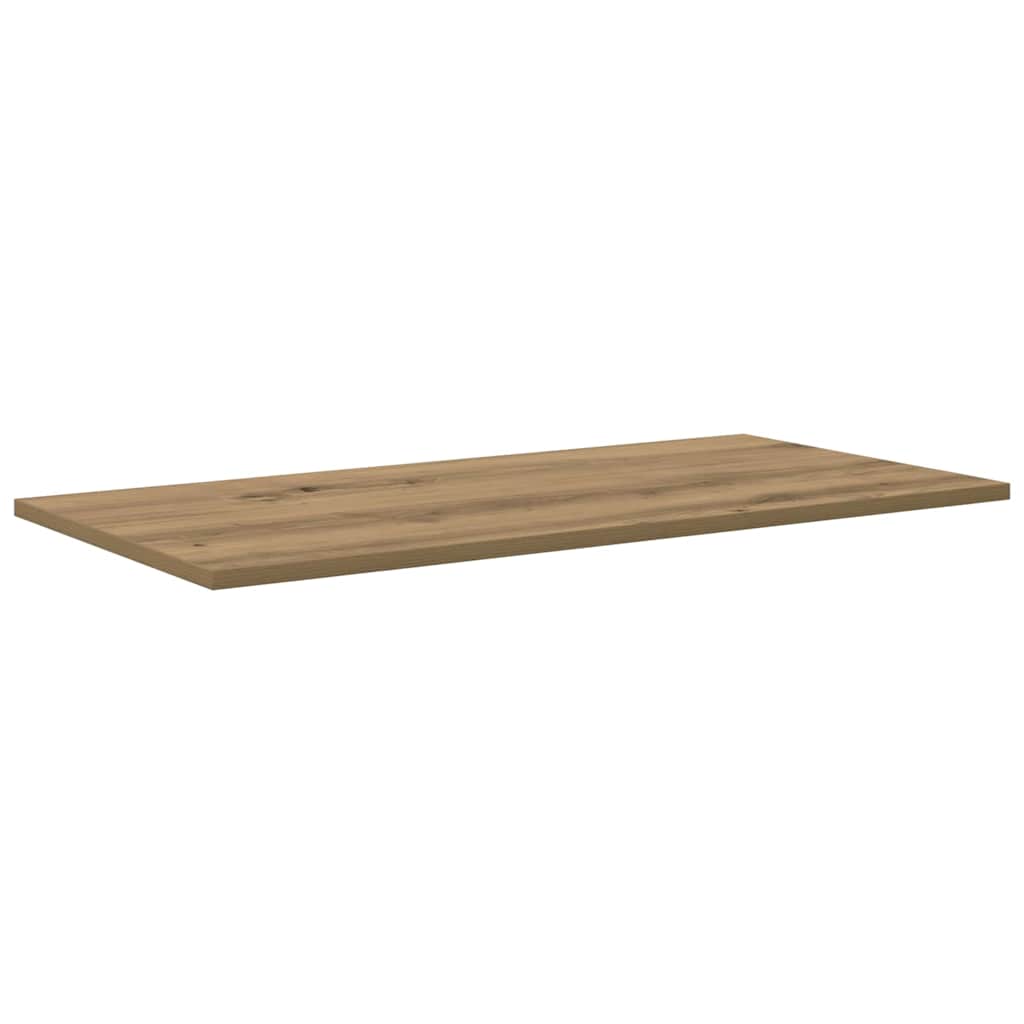 Bookshelf Board 4 pcs Brown 80 x 40 x 1.5 cm Engineered wood
