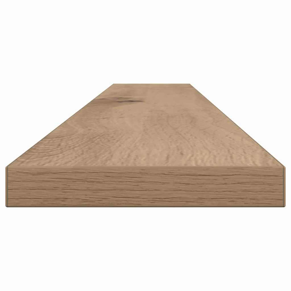 Bookshelf Board 4 pcs Brown 100 x 10 x 1.5 cm Engineered wood