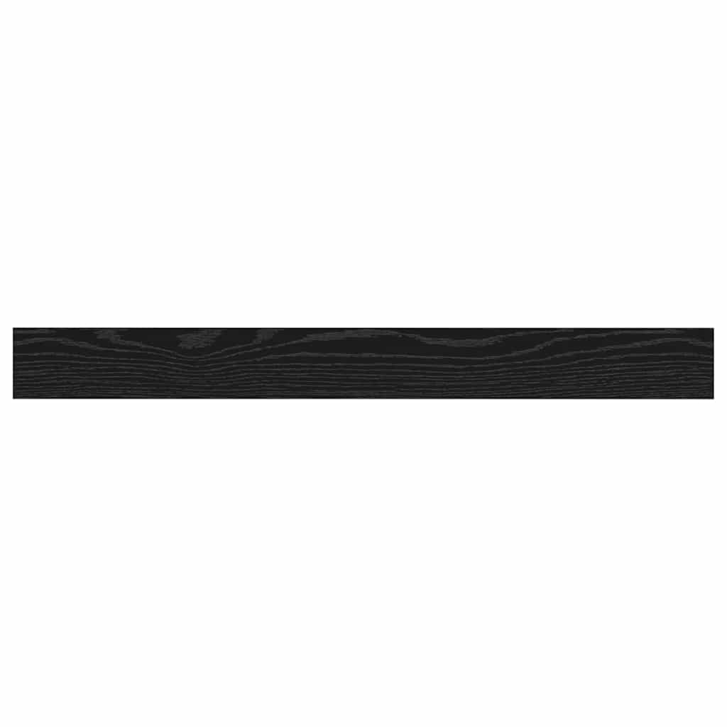 Bookshelf Board 4 pcs Black 100 x 10 x 1.5 cm Engineered wood
