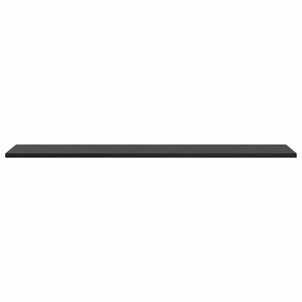 Bookshelf Board 4 pcs Black 100 x 20 x 1.5 cm Engineered wood
