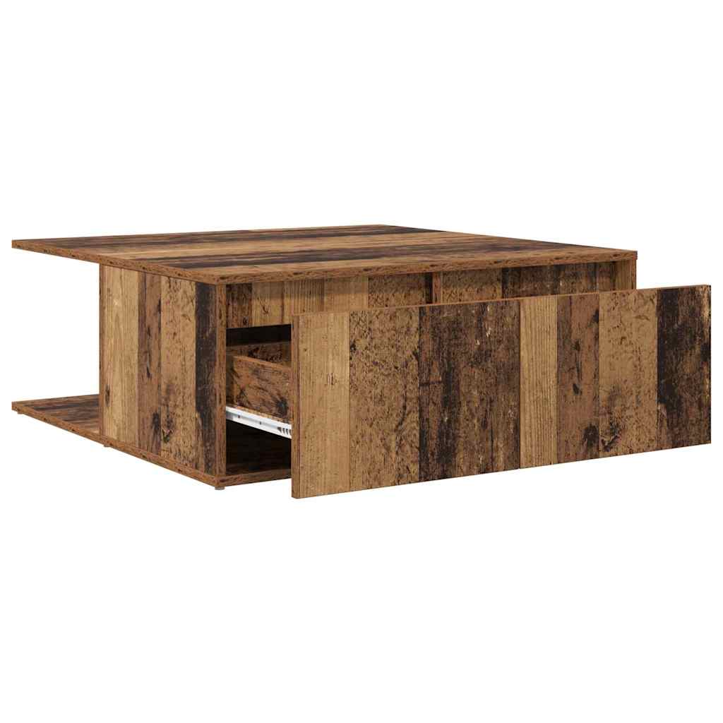 Coffee Table Old wood 80 x 80 x 31 cm Engineered wood
