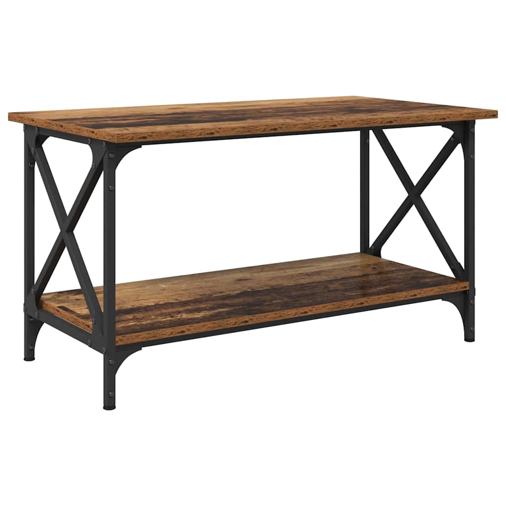 Coffee Table Old wood 80 x 45 x 45.5 cm Engineered wood