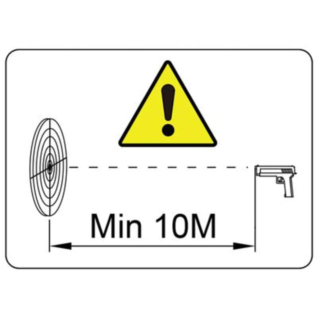 3-Hole Biathlon Knockdown Target with Reset Cord