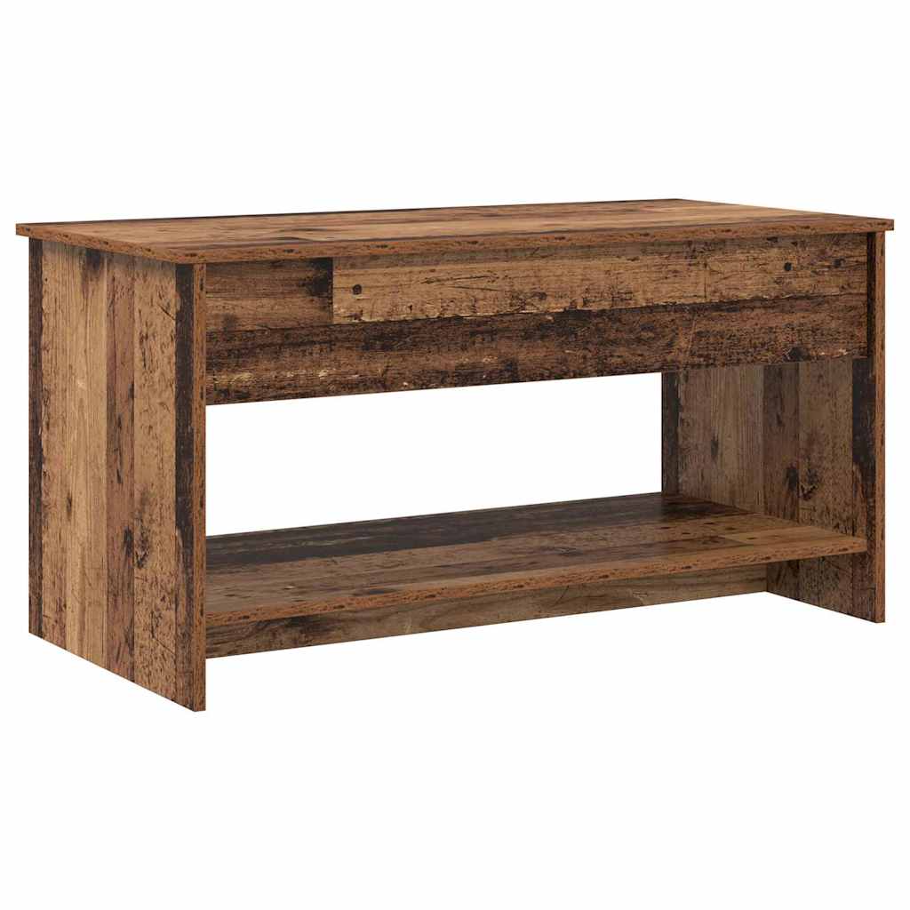 Coffee Table Old wood 102 x 50 x 52.5 cm Engineered wood