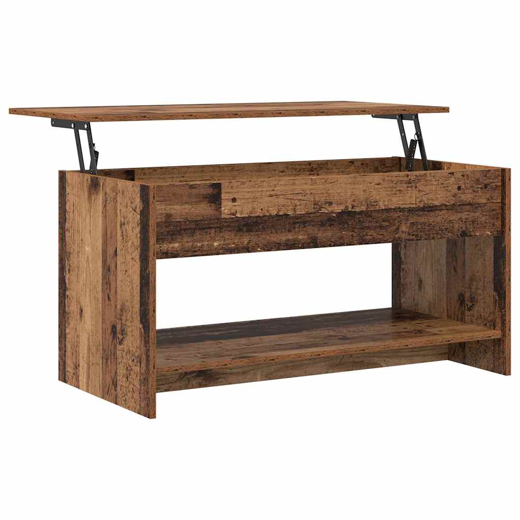 Coffee Table Old wood 102 x 50 x 52.5 cm Engineered wood