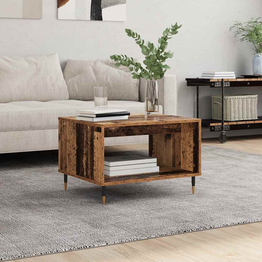 Coffee Table Old wood 60 x 50 x 40 cm Engineered wood