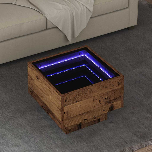 Coffee Table Old wood 40 x 40 x 30 cm Engineered wood