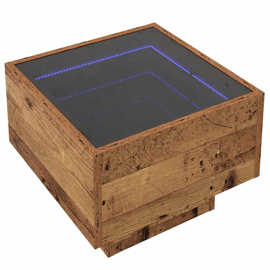 Coffee Table Old wood 40 x 40 x 30 cm Engineered wood