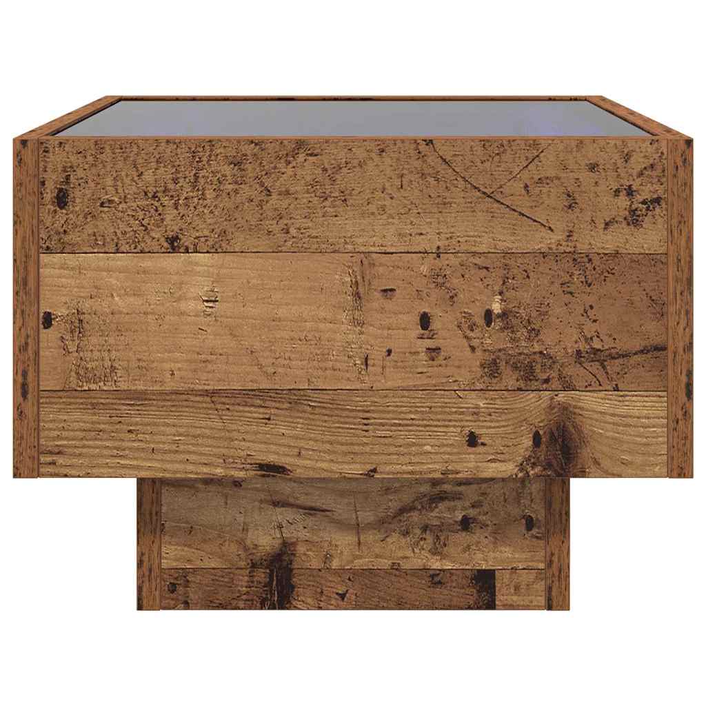 Coffee Table Old wood 40 x 40 x 30 cm Engineered wood