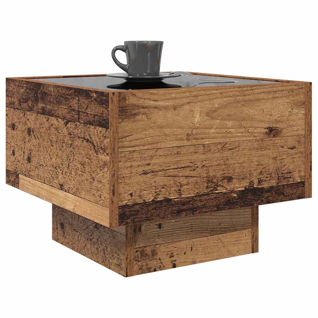 Coffee Table Old wood 40 x 40 x 30 cm Engineered wood